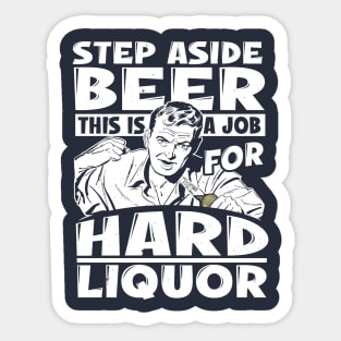 Step Aside Beer Sticker